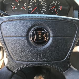 Badge (emblem) BRABUS for steering wheels.