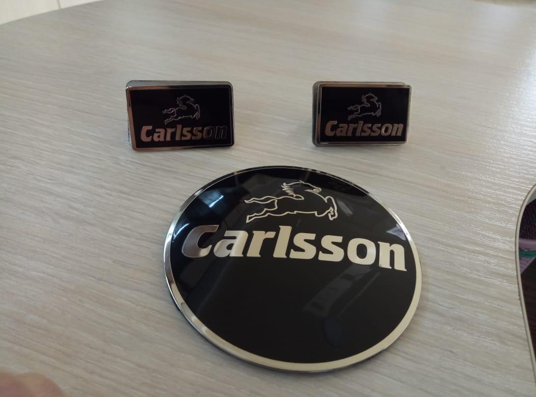 drezcar badge emblem carlsson in seats 2