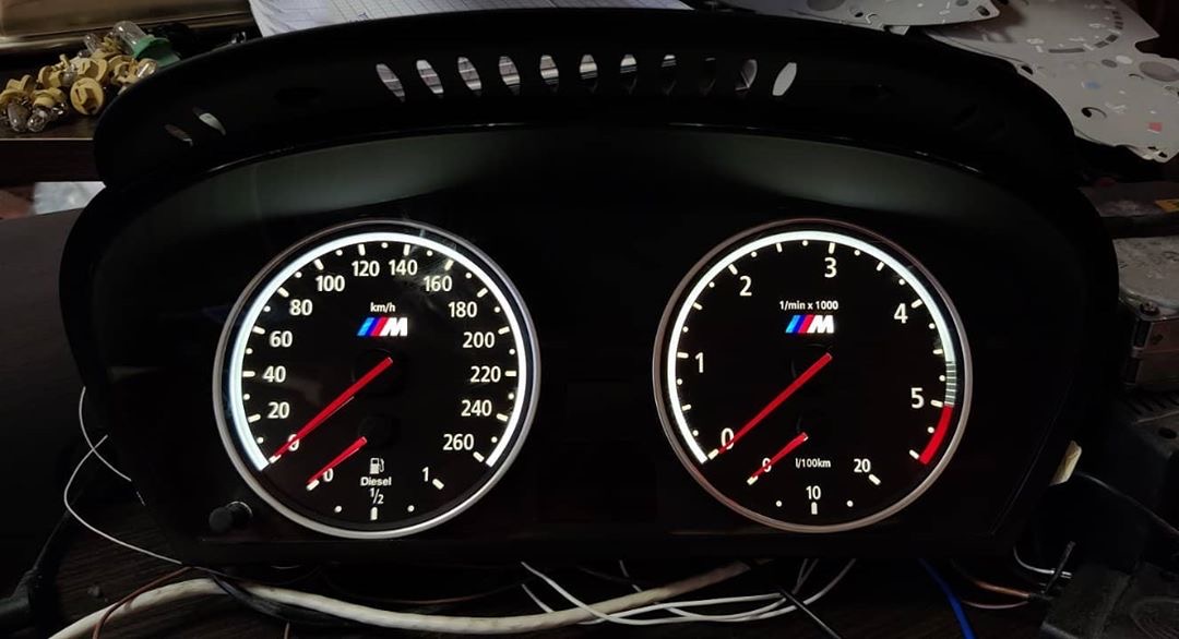 drezcar dial speedometer BMW E60, E70, E71, X5, X6 M drezcar dial speedometer BMW E60, E70, E71, X5, X6 M