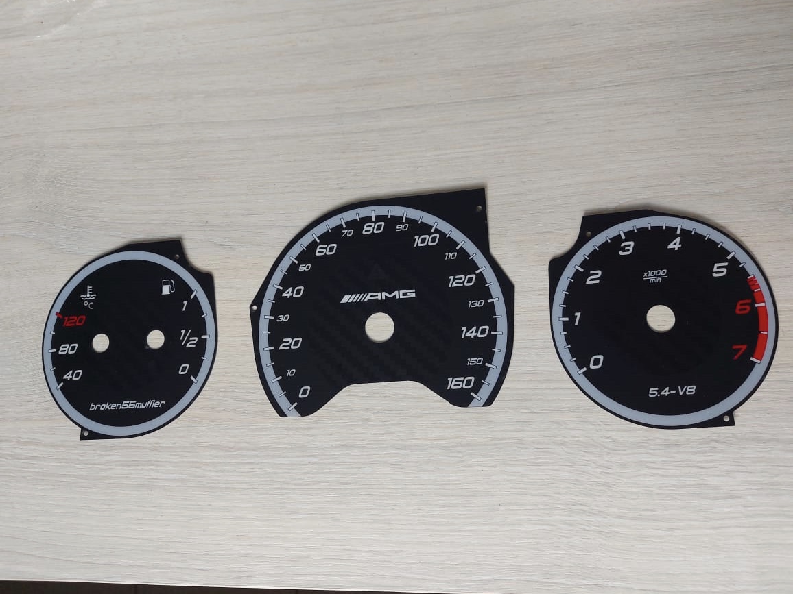 drezcar dials mercedes w210 amg B&M black drezcar dials mercedes w210 amg B&M black