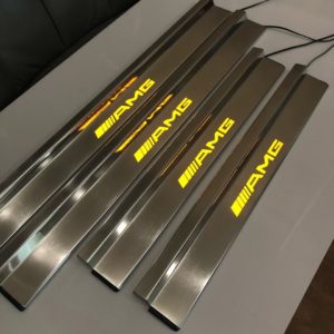 Door sills AMG for Mercedes Benz W124 with illumination.