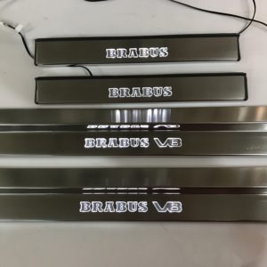 Door sills BRABUS V8 for Mercedes Benz W124 with illuminated.