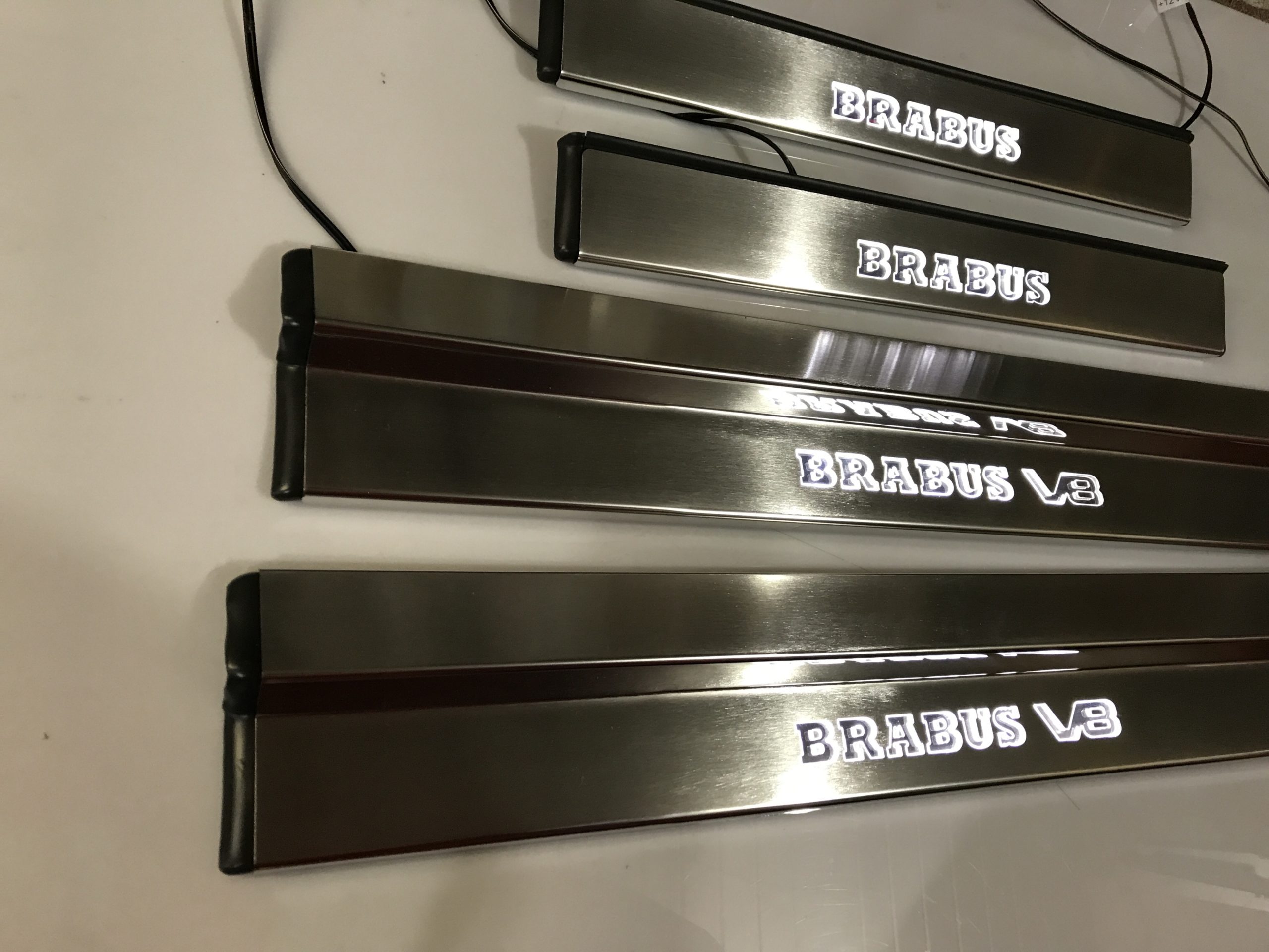 drezcar door sills brabus v8 w124 light 3