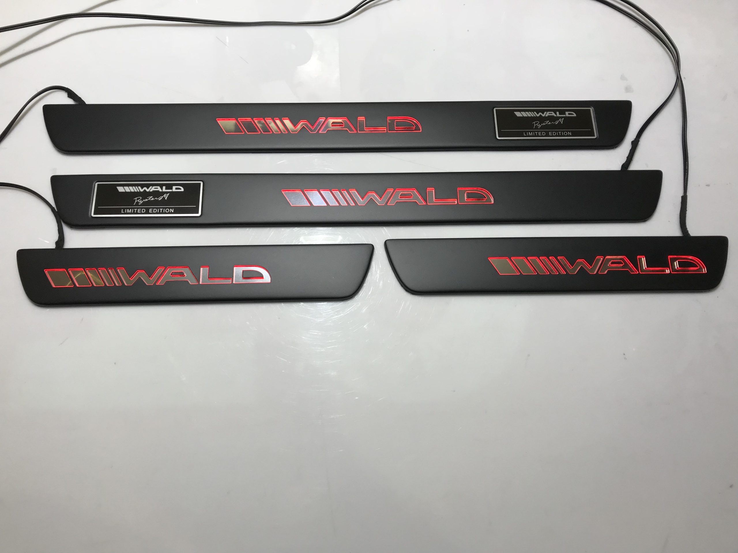 drezcar door sills mercedes W204 205 213 GLE WALD Black 1