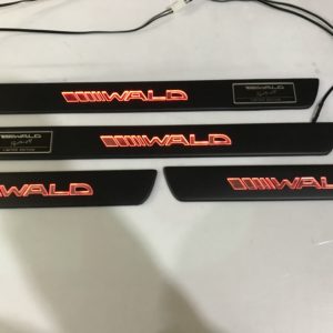 Door sills WALD Style Mercedes-Benz W204, W205, W213, GLE Black.
