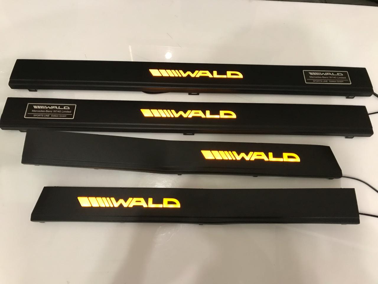 drezcar_door_sills_wald_black_lights_mercedes_w140_1 drezcar door sills wald mercedes w140