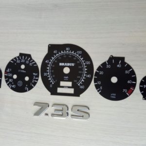Dial for speedometer BRABUS Style Mercedes-Benz W140 R129 USA Version.