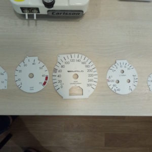 Dial for speedometer WALD Style Mercedes-Benz W140 R129.