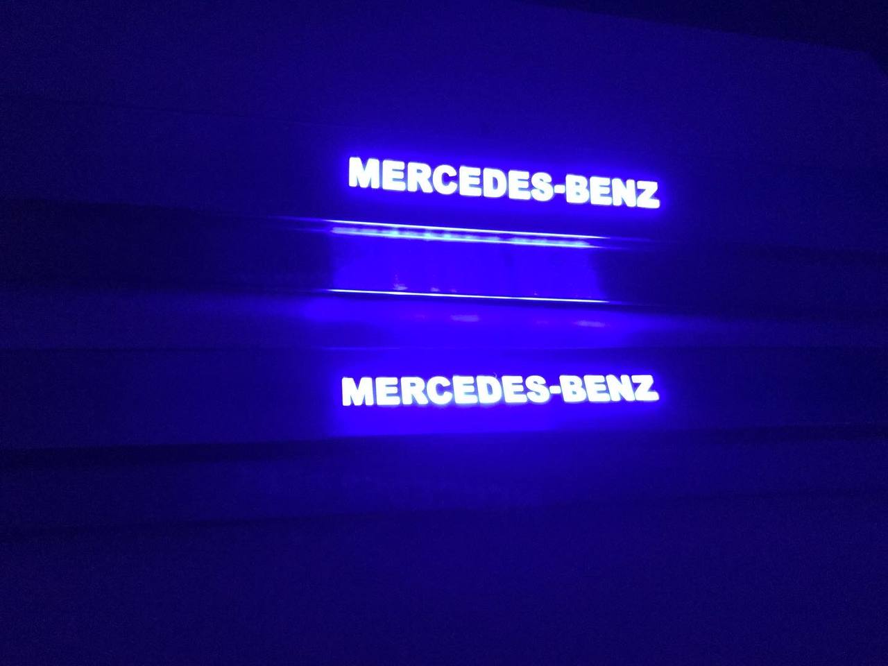 drezcar door sills mercedes benz w140 sec blue 3