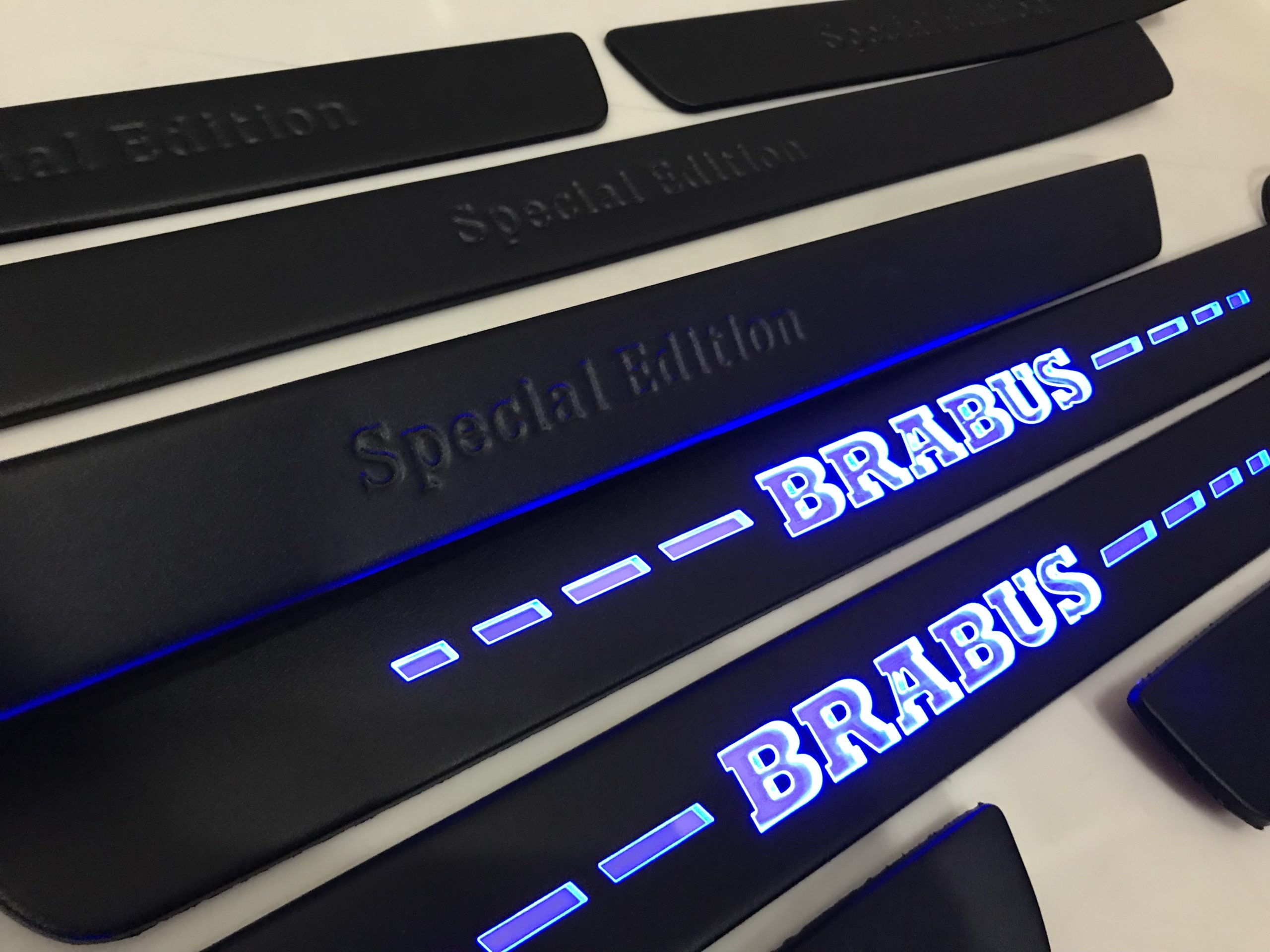 drezcar.com door sills brabus black blue mercedes w222 2