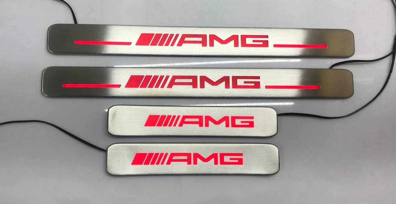 drezcar_door_sills_amg_red mercedes_w464 1 drezcar_door_sills_amg_red mercedes_w464 1