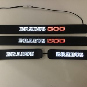 Door sills BRABUS 800 Style Mercedes-Benz W464 Black LED.