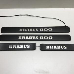 Door sills BRABUS 800 Style Mercedes-Benz W464 Black LED.