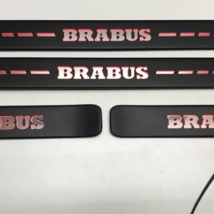 Door sills BRABUS Style Mercedes-Benz W464 Black Red LED.