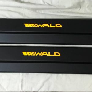 Door sills WALD Mercedes-Benz W140 SEC Black.